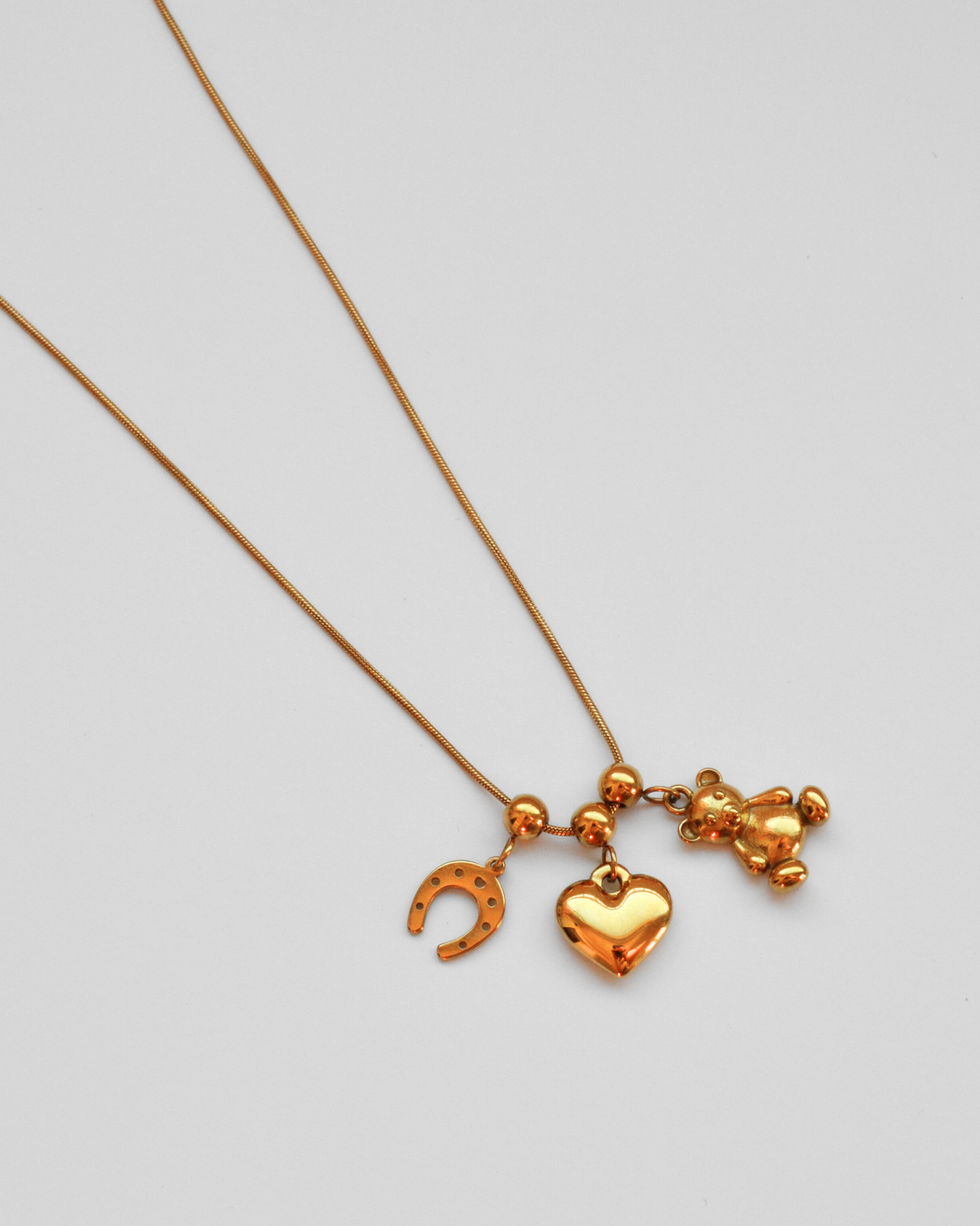 Collana Tris con Ferro di cavallo