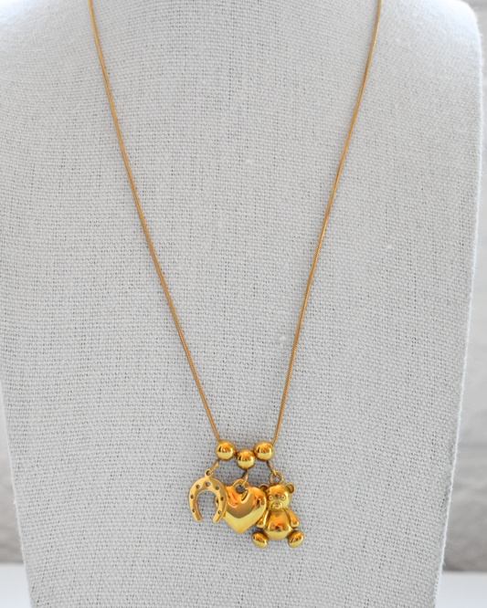 Collana Tris con Ferro di cavallo