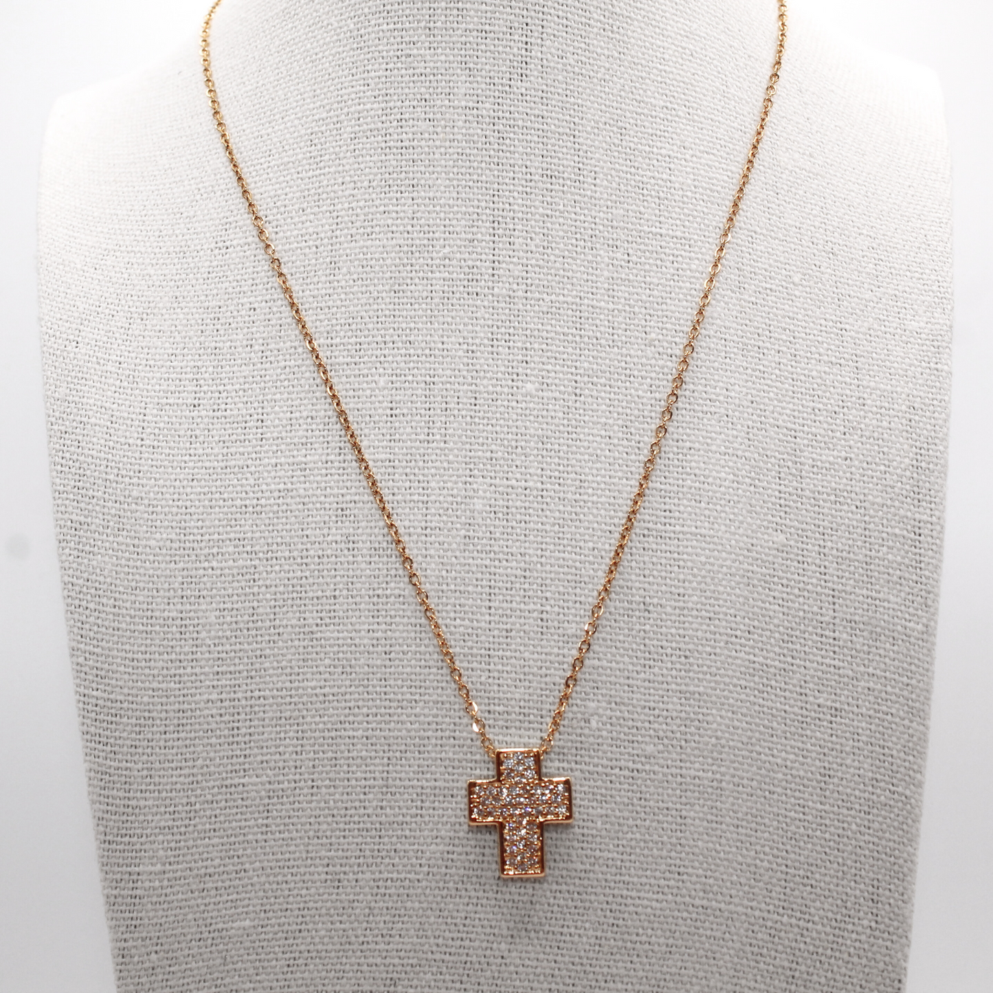 Collana Cross Diamond