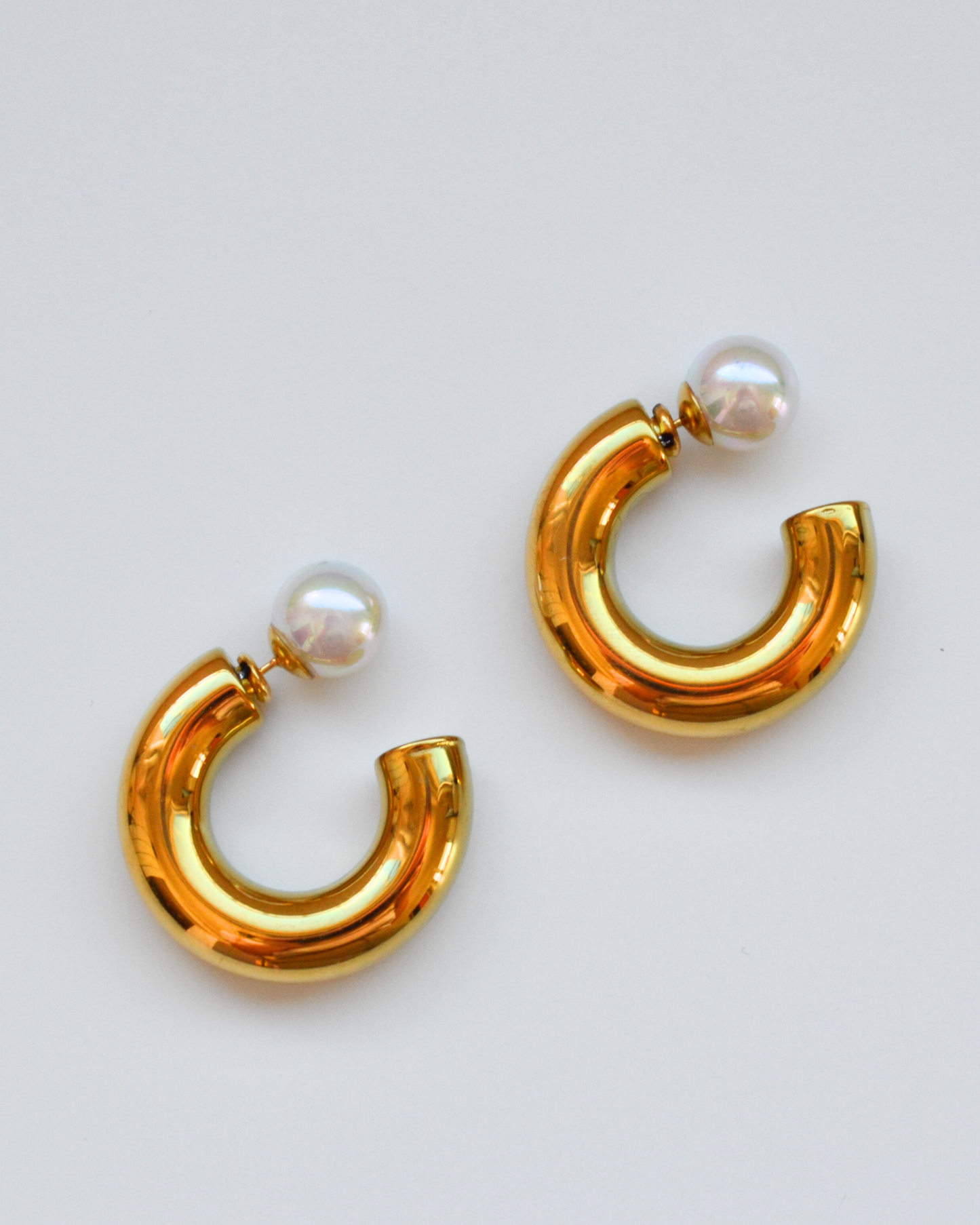 Orecchino Circle Pearl